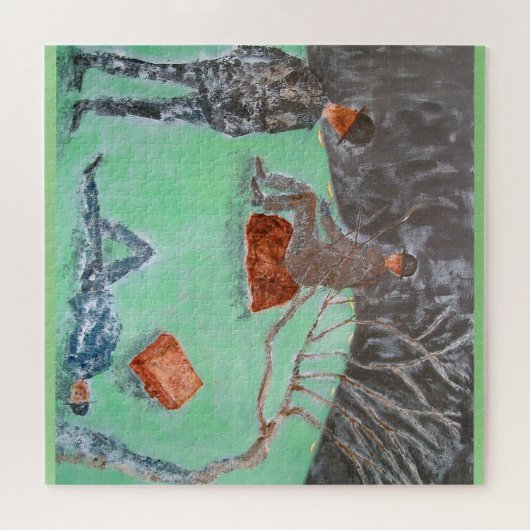 WACHTEN OP GODOT Puzzle Legpuzzel (Horizontaal)