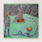 WACHTEN OP GODOT Puzzle Legpuzzel (Verticaal)