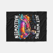 Wachten op Halloween 1 Fleece Deken (Voorkant (Horizontaal))