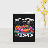 Wachten op Halloween 1 Kaart (Gele Bloem)