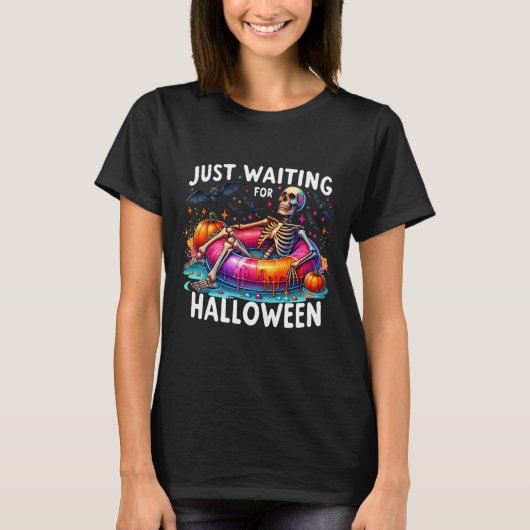 Wachten op Halloween 1 T-shirt (Voorkant)