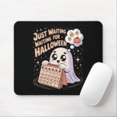 Wachten op Halloween Ghost Halloween Quotes Muismat (Met muis)
