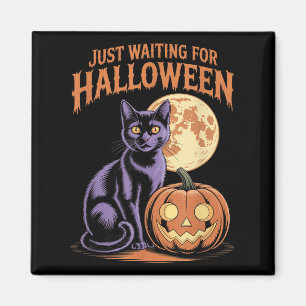 Wachten op Halloween grappige Halloween quotes Magneet