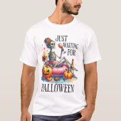 Wachten op Halloween - Halloween T-shirt (Voorkant)