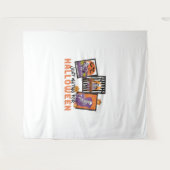 Wachten op Halloween Herfst Vibes Wandkleed (Voorkant (horizontaal))