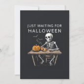 Wachten op Halloween Holiday Kaart | grappig (Voorkant)