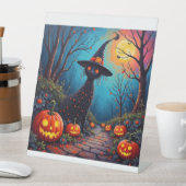 Wachten op Halloween Reclamebord Met Voetstuk (Insitu)