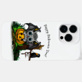 Wachten op Halloween, Schattige Bat en Raven Case-Mate iPhone Case (Achterkant (horizontaal))