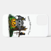 Wachten op Halloween, Schattige Bat en Raven Case-Mate iPhone Case (Achterkant (horizontaal))