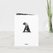 Wachten op Halloween, Schattige Bat en Raven Kaart (Achterkant)