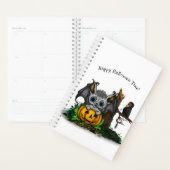 Wachten op Halloween, Schattige Bat en Raven Planner (Display)