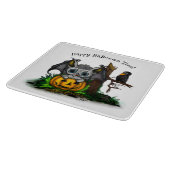 Wachten op Halloween, Schattige Bat en Raven Snijplank (Hoek)