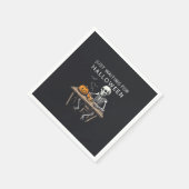 Wachten op Halloween servetten | grappig (Hoek)