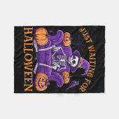 Wachten op Halloween Shirt - Summerween Funn Fleece Deken (Voorkant (Horizontaal))