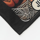 Wachten op Halloween Skeleton Pet heksen Fleece Deken (Hoek)