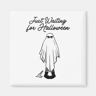 Wachten op Halloween Spooky Ghost Summer Hall Magneet