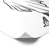 Wachten op Halloween Spooky Ghost Summer Hall Poster (Hoek)