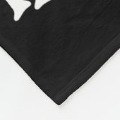 Wachten op Halloween Spooky Skeleton Summer Fleece Deken (Hoek)