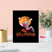 Wachten op Halloween Summer Nurse Skeleton P Acryl Bord (Huwelijk)