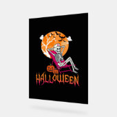 Wachten op Halloween Summer Nurse Skeleton P Acryl Bord (Hoek)