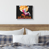 Wachten op Halloween Summer Nurse Skeleton P Canvas Afdruk (Insitu (Slaapkamer))