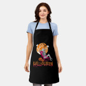 Wachten op Halloween Summer Nurse Skeleton P Schort (Gedragen)