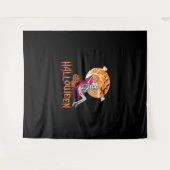 Wachten op Halloween Summer Nurse Skeleton P Wandkleed (Voorkant (horizontaal))