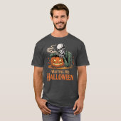 Wachten op Halloween T-shirt (Voorkant volledig)