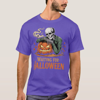 Wachten op Halloween T-shirt