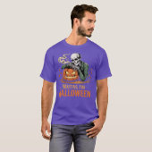 Wachten op Halloween T-shirt (Voorkant volledig)
