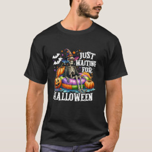 Wachten op Halloween Witch Skeleton Jack O.L T-shirt