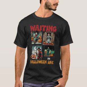Wachten op Halloween zoals Killers Horror Movie Sc T-shirt