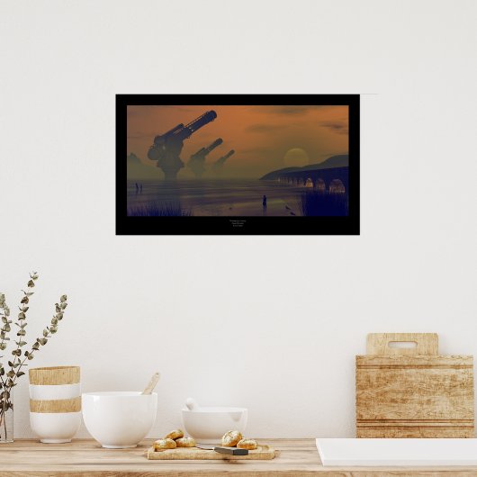 Wachten op helderheid poster (Keuken)