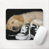 Wachten op hem muismat (Met muis)