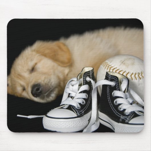 Wachten op hem muismat (Voorkant)