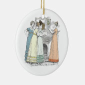 Wachten op heren - Pride & Prejudice Keramisch Ornament (Rechts)