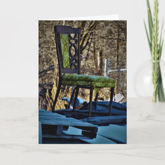 "Wachten op herstel..." Wenskaart voor beterschap Kaart (Voorkant)