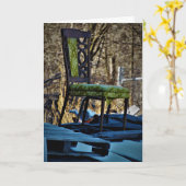 "Wachten op herstel..." Wenskaart voor beterschap Kaart (Gele Bloem)