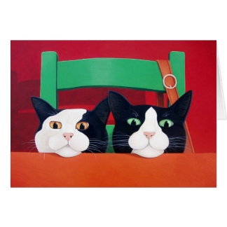 Wachten op het avondeten