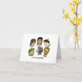 Wachten op het diner van granen kaart (Gele Bloem)