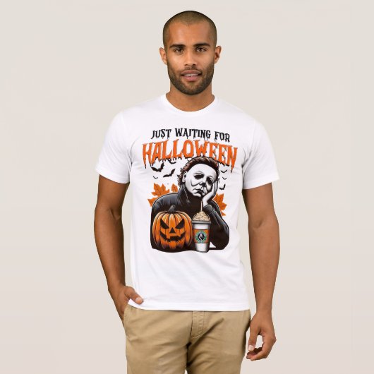 Wachten op het Halloween Shirt (Voorkant volledig)