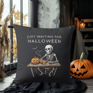 Wachten op het Halloween Sierkussen grappig