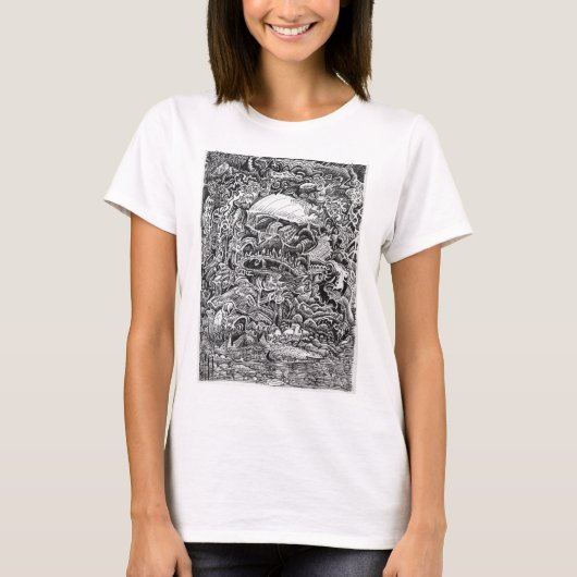 Wachten op het Maelstrom T-Shirt (Voorkant)
