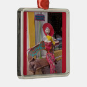 Wachten op het perfecte Man Metalen Ornament (Rechts)