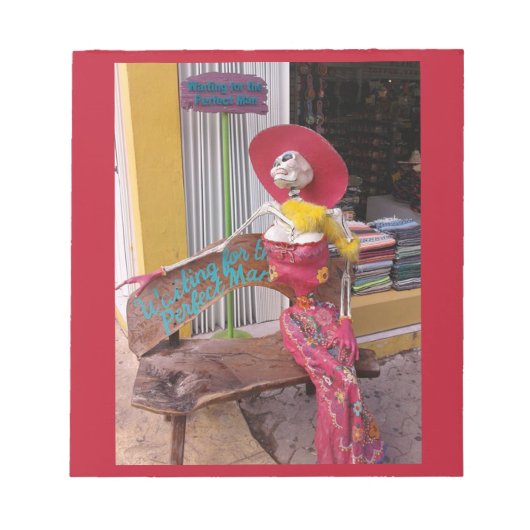 Wachten op het perfecte Man Notitieblok (Voorkant)