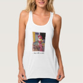 Wachten op het perfecte Man Tanktop (Voorkant)