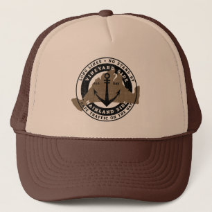 Wachten op het Pet van Martha's Vineyard Trucker.