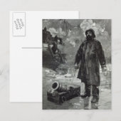Wachten op het signaal briefkaart (Voorkant / Achterkant)