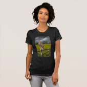 Wachten op het Storm - Red tail Hawk T-shirt (Voorkant volledig)