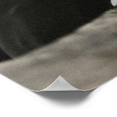 Wachten op het Surf van de Golf van de Kunstsurfer Poster (Hoek)